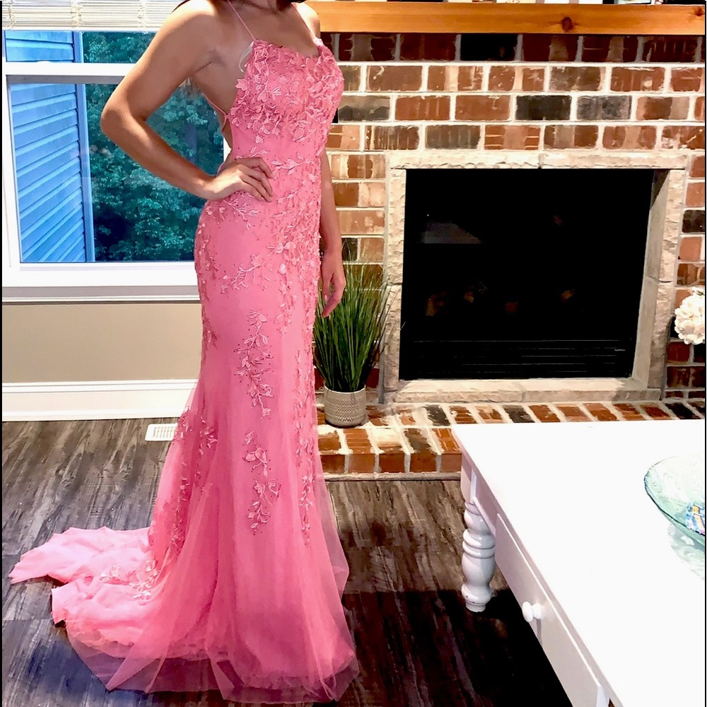 NWT!!  Sherri Hill Pink Size 8 unaltered